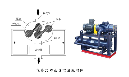 气冷式罗茨真空泵